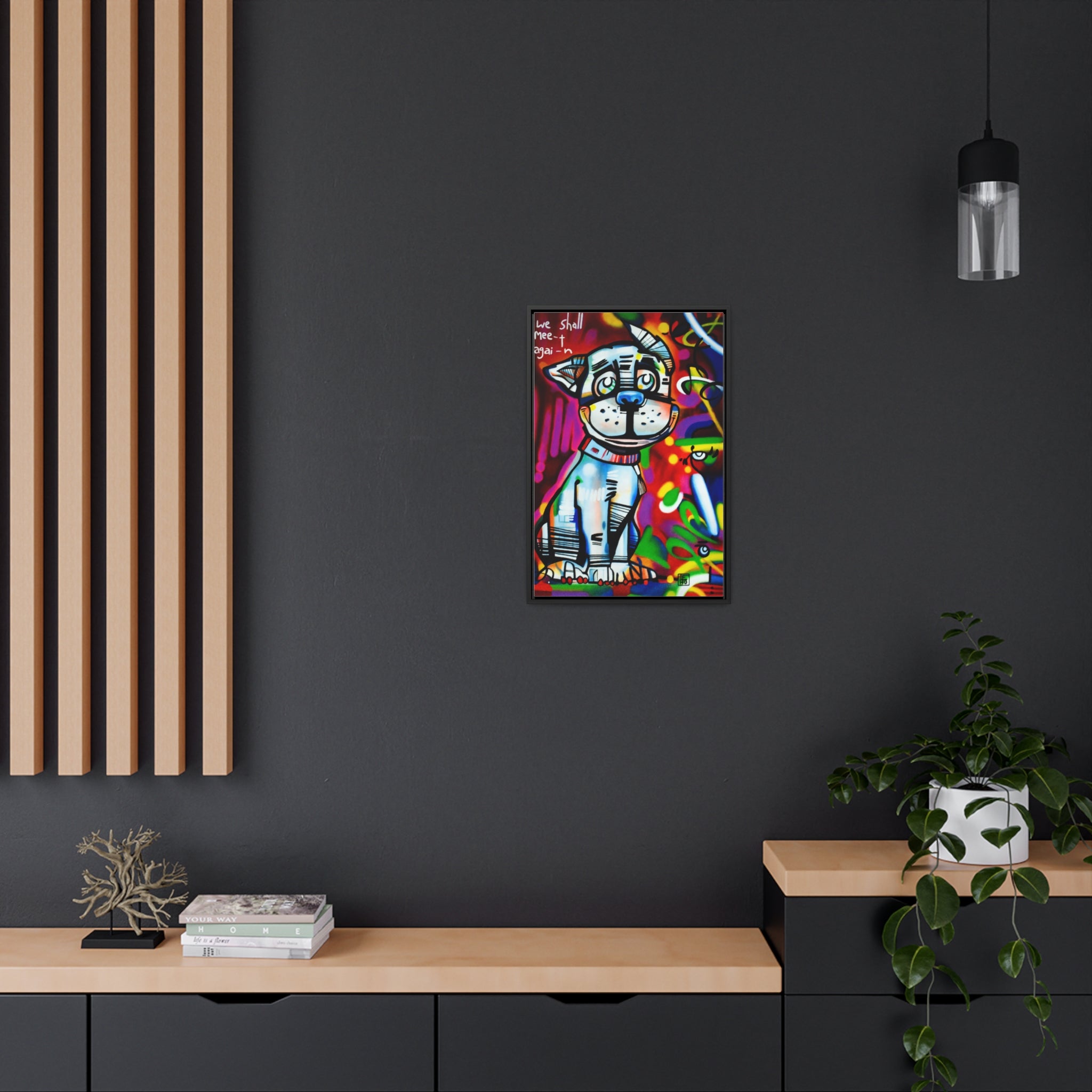 We Shall Meet Again - Lebo Framed Premium Gallery Wrapped Canvas